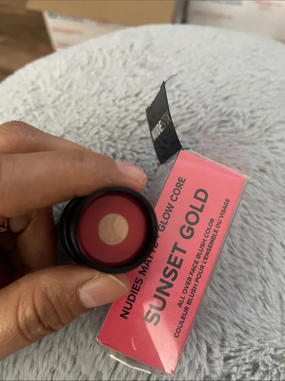 NUDESTIX Cream Blush Stick - Warm Rose